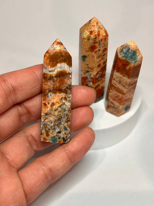 Natural Sunstone and Moonstone